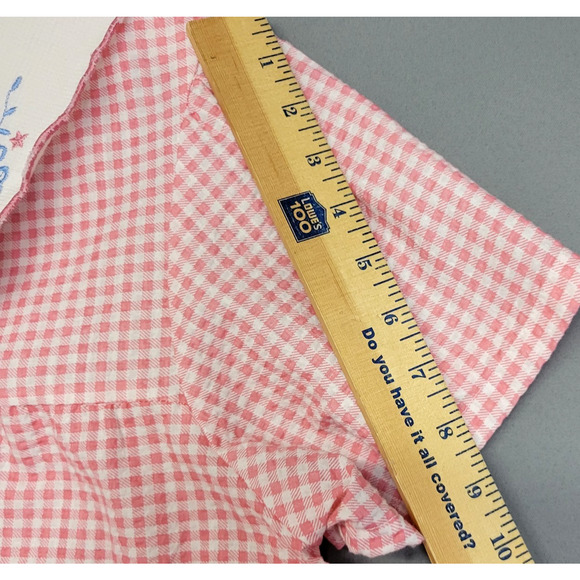 Anthony Richards Gingham House Dress Robe Womens MP Seersucker Duster Lounge VTG - Picture 6 of 11